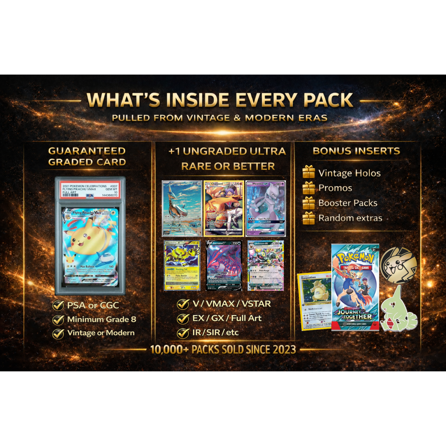 Pokemon Graded Card Mystery Pack (PSA or CGC) – Mythic Edition